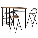 CtoC JAPAN Select カウンターテーブルセット ブラック 2人用