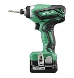 日立工機 10.8V コードレスインパクトドライバー 充電式 3.0Ahリチウムイオン電池、急速充電器、予備電池、ケース付 WH10DAL(2LSK)