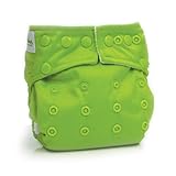 Bumkins Stuff It Cloth Diaper with 2 Minky Inserts, Green by Bumkins [並行輸入品]