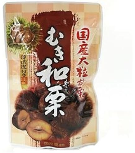 Amazon | 有機 栽培 栗 100% こだわりのむき甘栗 120g×3袋 保存料