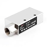 uxcell 真空発生器 CV-15HR 1/4 "PT めねじ ダイヤ 空気圧 フィッティング