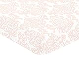 Sweet Jojo Designs Fitted Crib Sheet for Amelia Baby/Toddler Bedding - Damask Print [並行輸入品]