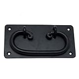 Adonai Hardware Phebe Black Antique Iron Drop Pull by Adonai Hardware