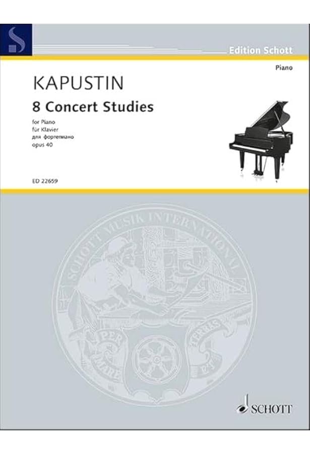 8つの演奏会用エチュード作品40 カプースチン 楽譜 カプースチン: 8つの演奏会用エチュード Op.40 第3番「トッカティーナ