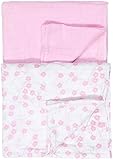 Baby Gear Baby Girls 2-pk. Flower Swaddle Blankets One Size Pink/white by Baby