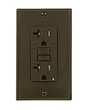 Leviton GFTR2 SmarTest Self-Test SmartlockPro Slim GFCI Tamper-Resistant Receptacle with LED Indicat