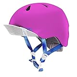 ヘルメット 子供用 キッズ 女の子用 ガールズ bern オールラウンドタイプ ブランド HARD HAT アクションスポーツ　サテンホットピンク　S/M