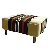 【LOW】ロースツール ストライプ(ORANGE)[ ローソファ ラブソファ スツール カフェソファ フロアソファ ]