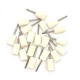 JINTONG 羊毛バフ 20 本 セット 軸 3mm