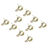 SODIAL(R)10 x スプリングクリップフープ　水パイプ　燃料ホースエアチューブ　9mmの直径