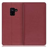 LOOF Royale Galaxy A21 SC-42A Galaxy A21シンプル 用 ケース 手帳型 カバー 本革 厳選牛革 ベルト無し カード収納 カードポケット スタンド機能 手帳型ケース スマホケース 高級 シンプル (ブラック)
