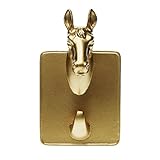 D dolityファッション動物フック粘着 – 壁マウントフックShabby Chic樹脂Golden 076900375017368551805