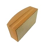 Dovewill 4色4タイプ選ぶ　研磨工具　ポリッシャー　樹脂　サンディング　ブロック　パッド　ダイヤモンドハンドパッド　大理石　コンクリート　研磨用 - 褐色