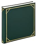 (11.75 x 11.75 inch - 30 x 30 cm, Green) - walther design MX-200-A Standart book bound album with ar