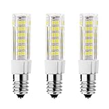 Rayhoo 3pcs E14 Base LED Bulb 7W LED Light, 75-2835-SMD LED Chipsets, 60W Incandescent Bulb Equivale