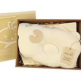出産祝いギフトベビーギフトセットオーガニックコットン ヒツジおくるみ/枕 2点セット