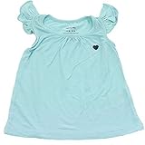 Silkberryベビー竹baby-girls Swing Top With Flutter Sleeve カラー: ブルー