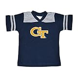 NCAA Georgia Tech幼児用男の子サッカーシャツ、ネイビー、4