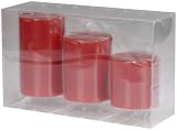 Energizer Ginger Apple Fruit Scented Smooth Pillar, Multi-Pack, Red by Energizer