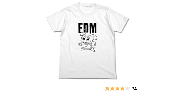 Amazon Co Jp ポプテピピック Edm Tシャツ ホワイト ファッション