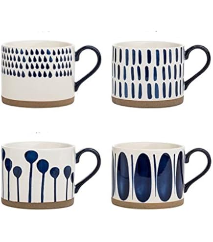 Royal Doulton Charlene Mullen Foulard Star Mugs, Mixed
