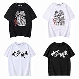 トワイライト・ウォリアーズ 決戦！九龍城砦 Tシャツ 半袖 LOMO ルイス・クー サモ・ハン・キンポー インナーシャツ 応援tshirt 記念シャツ 夏服 日常服 黒 白 丸首 柔らかい カジュアル 男女兼用 プレゼント (L,黒-1) [並行輸入品]