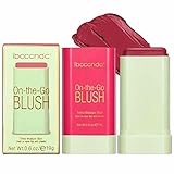 チーククリームブラッシュスティック ンス ロングウェアリング メイクアップ ブラッシュ スティック チーク ティント ブラッシュ スティック メイクアップ 頬 唇用 成熟した肌のためのマット クリーム ブラッシュ スティック 0.6オンス ロングウェアリング メイクアップ ブラッシュ スティック チーク メイクアップ用