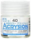 GSIクレオス アクリジョン つや消し剤フラットベース 10ml 模型用塗料 N40 透明