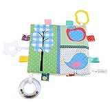 ベビータオル ブランケット 0-3歳 赤ちゃん おしゃぶり おもちゃ ベビーカー アクセサリー(＃1)