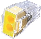 ワゴ WGX-2 差込コネクタ 2穴用 15個入 WGX2PK
