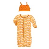 Kickee Pants SHIRT ベビー・ガールズ カラー: イエロー