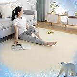 Sun Deco ラグ カーペット 低反発 ラグマット 円形 極厚20mm 直径140cm I014-R140GY