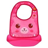 Lovoski キッズ　赤ちゃん　シリコン　食事　防水ビブ　スタイ　エプロン　全6パタン - スタイル3