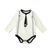 (ノタラス)Notalas ベビー服 ベビー用 ロンパース カバーオール 男の子 長袖 プリント柄 スーツ模様 歩行服 パジャマ 可愛い 新生児 記念日 誕生日 出産祝いプレゼント