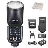 Godox V100S V100-S TTL カメラストロボ フラッシュ 100Ws 2.4Gワイヤレス HSS1/8000s Sonyカメラ対応 バイカラータッチパネル SU-1サブフラッシュ