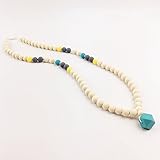 歯固め ネックレス シリコン ママ授乳ジュエリー 六角ビーズのはがため ママのネックレス チュアブルおしゃぶり 赤ちゃんのおもちゃ[BPAフリー][FDA認可済]安全 無味 ターコイズ