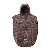 (セブンエイエム アンファン)7 A.M ENFANT 防寒具 Pookie Poncho Light プーキーポンチョライト フットマフ カバー 02.Marron Glace【PP100】