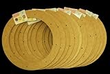 12 Pack, 12 Biodegradable Floral Craft Ring, Ez Glueable Wreath Form, for Photo Frame, Candle Ring,