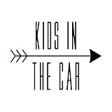 kids in car カッティング ステッカー Sサイズ ブラック 黒
