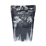 カインズ(CAINZ) 車用消臭芳香剤 幅18cm 奥行10cm 高さ26cm ブラック 車内用 消臭ビーズ 炭の香り つめかえ用 1kg 車 消臭 芳香