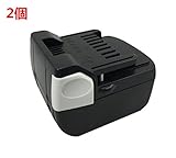 [PowerWings] 2個 HITACHI 大容量 バッテリー BSL1440 14.4V 4000mAh 純正互換 [6ヶ月品質保証]