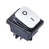 Dolity ライト付き　12V 4ピン　2ポジション　オン/オフ　DPST　点灯　ロッカースイッチ　4カラー - 青