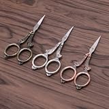 Antique Vintage Floral Scissor Cutter Cutting Shears Embroidery Sewing Tool DIY