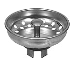 Oatey L74 Dearborn Brass Lucky 7 Sink Basket Strainer 4-Prong Basket, Chrome [並行輸入品]