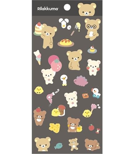 Amazon | サンエックス(San-X) リラックマ ドロップシール YE SE58403