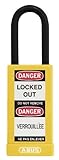 ABUS 74LB/40 KD Safety Lockout Non-Conductive Keyed Different Padlock with 3-Inch Body and 1-1/2-Inc