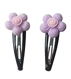 (ウォ２U)Woo2u ベビー 女の子 ヘアクリップ 可愛い ヘアピン パッチン留め 子供 髪飾り 髪留め ヘアアクセサリー 2点セット（タイプI）