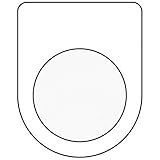 IM 押ボタン/セレクトスイッチ(メガネ銘板) 無地 φ22.5 P220