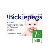 (BICKIEPGES) 子供の38グラムのための自然な歯が生えるビスケットをBickiepegs (x4) - Bickiepegs Natural Teething Biscuits for Ch