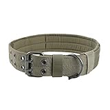 EXCELLENT ELITE SPANKER 犬首輪 ナイロン製 訓練 調整可能 メタルDリング犬 くびわ 中型犬 ペット用品 首輪 犬 大型犬